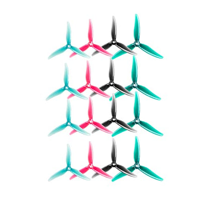 16pcs Gemfan Hurricane MCK Better Grip Smoother 51466 V2 Tri-Blade 5.1" FPV Prop