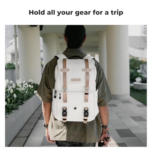 K&F CONCEPT Camera Backpack, 20L Camera Bags for Photographers - color: 08-beige