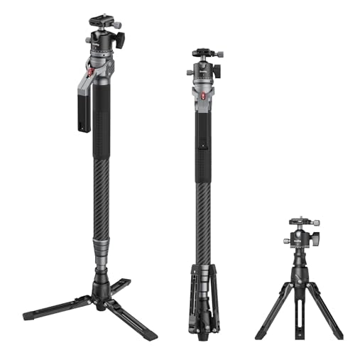 SmallRig 65.6"/ 166.5cm Carbon Fiber Ball Head Monopod for Camera - size: 166.5cm / 65.6"