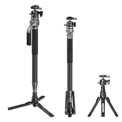 SmallRig 65.6"/ 166.5cm Carbon Fiber Ball Head Monopod for Camera - size: 166.5cm / 65.6"