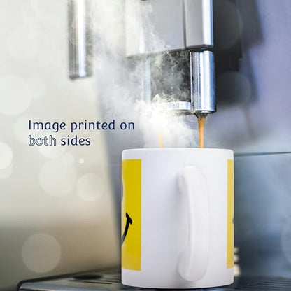 3dRose Black & Yellow Drone with DIY Accelerometer Gyroscope 15oz Mug - color: White, size: 15 Ounces