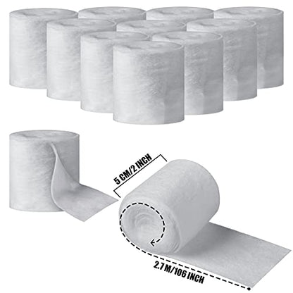 Nuanchu 12 Rolls Medical Cotton Cast Padding Plaster Cloth(2 Inch X 8.8 ft) - size: 2 Inch x 8.8 ft