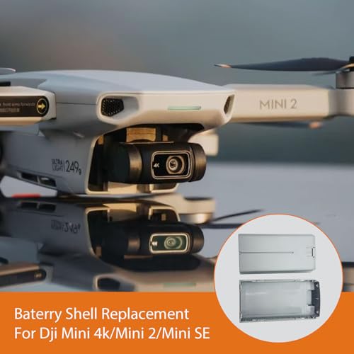 Battery Shell Replacement for DJI Mini 2/2 SE/Mini 4K,Battery Case Repair Parts,Original Batteries Repair Drone Accessories(Only Empty Housing)