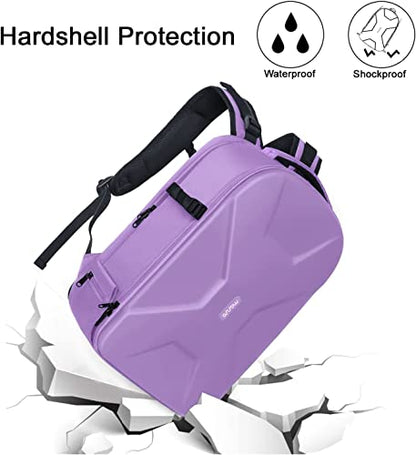 MOSISO Camera Backpack, DSLR/SLR/Mirrorless Photography Camera Bag - color: Purple