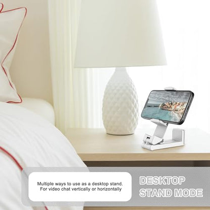 Perilogics Airplane Phone Holder Mount, Plane Travel Essentials (White) - color: White