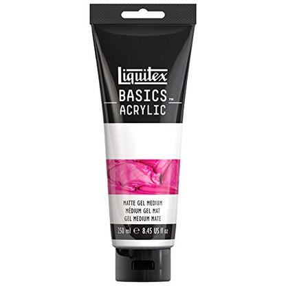 Liquitex BASICS Matte Gel Medium, 250ml (8.4oz) Tube - style: Matte Gel Medium