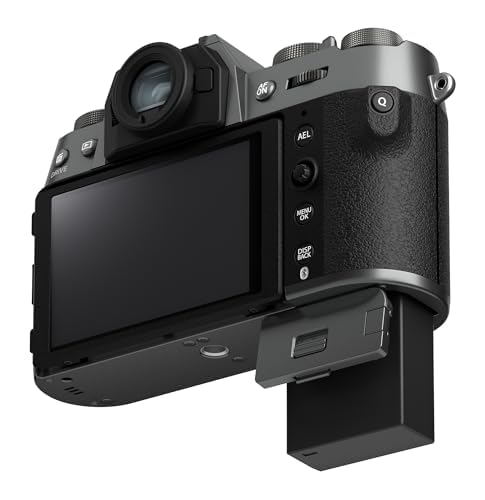 Fujifilm X-T50 Mirrorless Digital Camera XC15-45mmF3.5-5.6 OIS PZ Lens Kit - Charcoal Silver Bundle with Additional Accessories