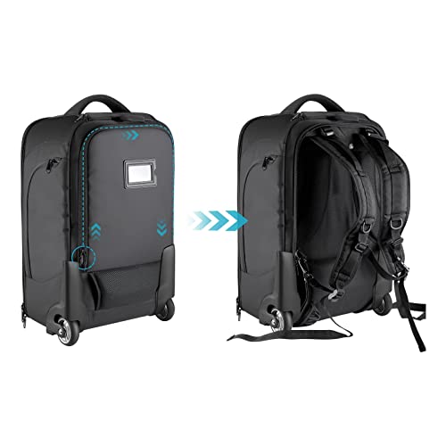 NEEWER Convertible Rolling Camera Backpack for SLR/DSLR and Accessories - style: Nw3300-g