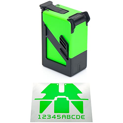 WRAPGRADE Skin Compatible with DJI FPV | One Battery (NEON Green) - color: NEON GREEN