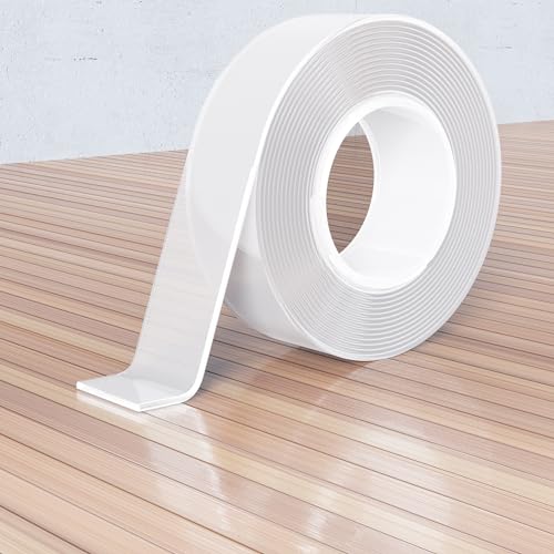 Double Sided Tape Heavy Duty Removable, Clear Nano Mounting Tape, 16.5FT - size: 16.5 FT