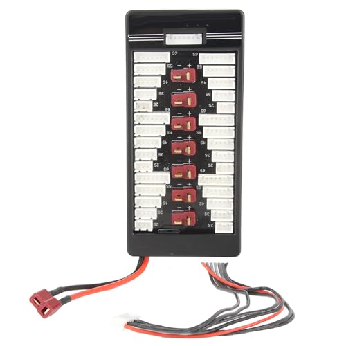 LiPo Balance Charger, 80A High Current Short Circuit Protected, Parallel Charging Board, 6 Battery Packs Simultaneous Ch