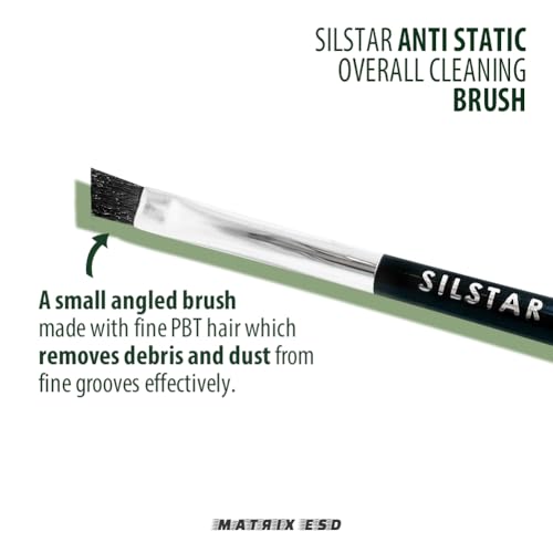 Matrix Anti Static Overall Dual-Action Cleaning Brush -Ideal for Model Kits, Figures, and Intricate Items