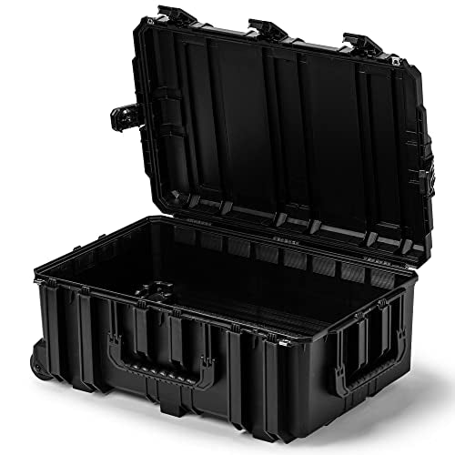 Seahorse 1235 Heavy Duty Hard Protective Equipment Crate - TSA Approved/Mil Spec / IP67 Waterproof/USA Made for Telescopes, Drones, Gimbal, Camera, VR, Laptops, Monitors, Consoles