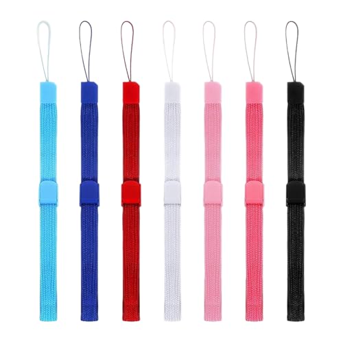 7 PCS Adjustable Hand Wrist Strap Lanyards, Multi Purpose Wristbands with Lock, Anti-Lost Wristlet Straps for Remote Controller, Universal Lanyards for Cell Phone Digital Camera