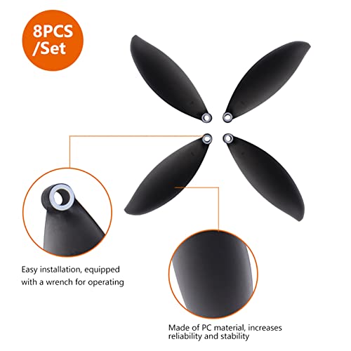 RC Drone Propeller Blade, 8pcs CW CCW Replacement Blade Propellers for Parrot Anafi Drone