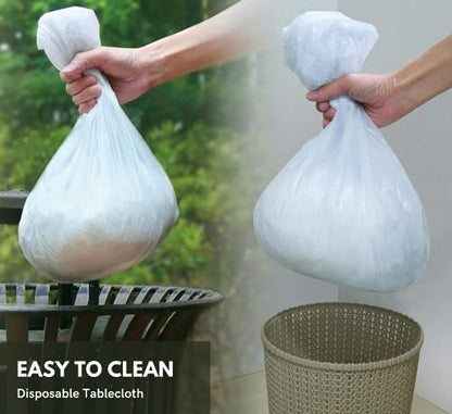 35-Pack Disposable Tablecloth