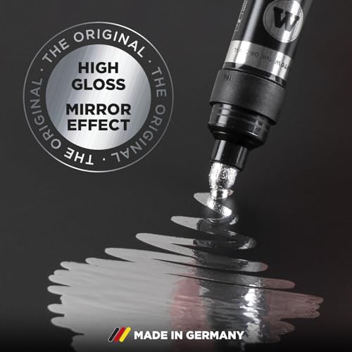 Molotow Liquid Chrome Alcohol-Based Refill, 30ml Bottle, 1 Each - size: 1 Count (Pack of 1), style: Refill