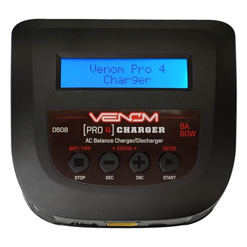 Venom Pro 4 60W AC 6A LiPo LiHV & NiMH Balance Charger, VNR0608