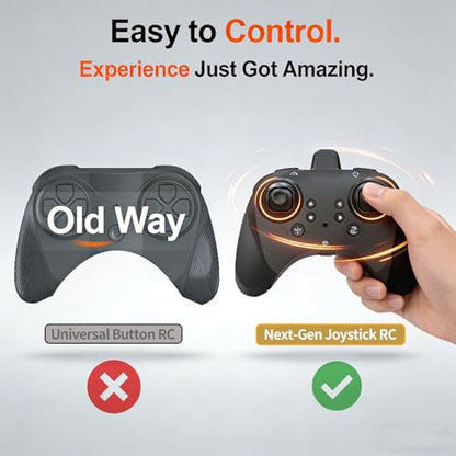 Mini RC Airplane, Hand Launch Stunt Plane with Auto Hover