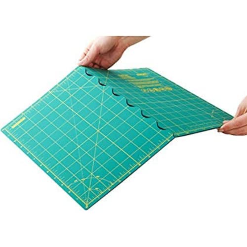 OLFA 12x17" Folding Self-Healing Rotary Mat (FCM-12x17) - Triple-Layer - size: 17"L x 12"W