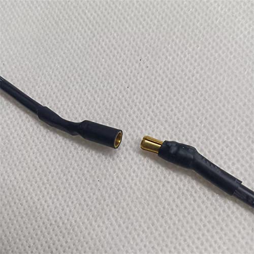 skrnrhrery Banana Gold Bullet Connector Extension Cable, 3.5mm Banana Plug Male Female Cable for RC Brushless Motor ESC Extension Cable RC Auto Boat Parts (16AWG Wire 25CM 3 Pieces) - size: 16AWG wire 25CM 3 pieces