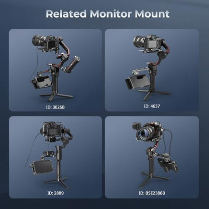 SmallRig Camera Monitor Mount w/Quick Release NATO Clamp, Cold Shoe Mount - style: Classic