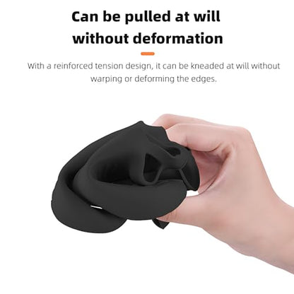 DJI RC Silicone Protective Cover+HD Screen Tempered Glass for DJI Mini 3/Mini 3 pro/Air 2s/Mavic 3 DJI RC Controller Protective Case(Black)