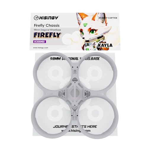 HISINGY Universal Drone Propeller Guard for FIREFLY Collection,Mini Drone Propeller Protector Accessories, Lightweight,Easy Disassembly(White) - color: White