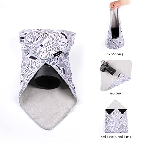 PGYTECH Protective Wrap, Anti-Scratch Lens Camera Wrap Cloth Lens Protector - color: Geek, size: 17.7 x 17.7 inch