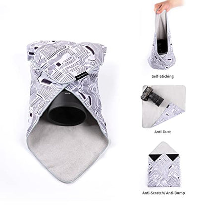 PGYTECH Protective Wrap, Anti-Scratch Lens Camera Wrap Cloth Lens Protector - color: Geek, size: 17.7 x 17.7 inch