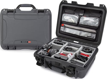 NANUK 920 Pro Photo Kit Case, Waterproof Hard Case, Carry-On - color: Graphite, style: Pro Photo Kit