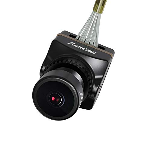 RunCam Split 4 V3 4K FPV Camera with FOV 140° Low Latency, DC 5-20V Nano HD Recording 16:9/4:3 NTSC/PAL Switchable Version for FPV Drone, Black