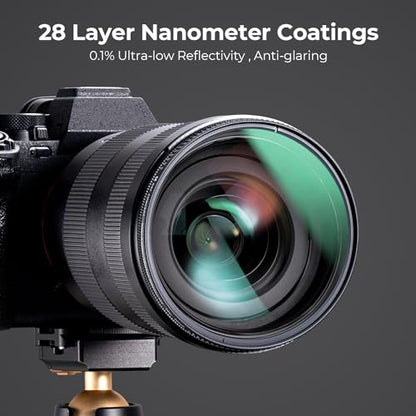 K&F CONCEPT 95mm Ultra-Low Reflectivity Circular Polarizer CPL Lens Filter - size: 95mm
