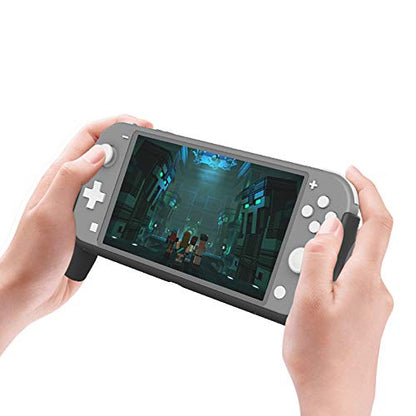 Grip Case for Nintendo Switch Lite,Hand Grips Handles Ergonomic Protective Case,Accessories Compatible with Nintendo Switch Lite (Black) - color: Black