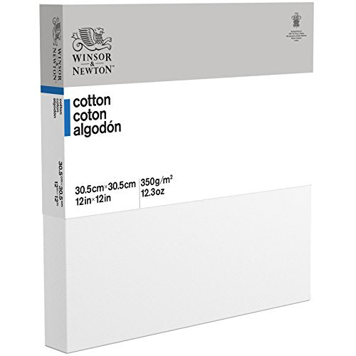 Winsor & Newton Classic Cotton Canvas, 12" x 12" Deep Edge - size: 12" x 12", style: Cotton Deep Edge
