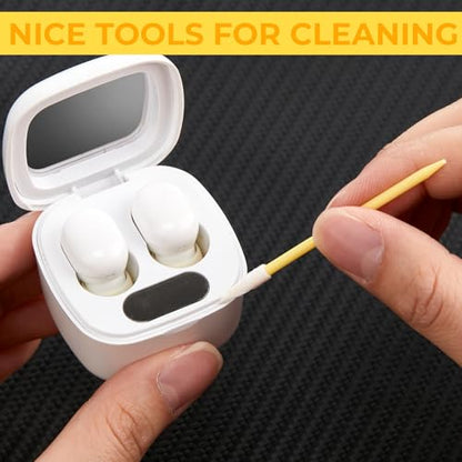 Chinco 200 Pcs Cleaning Swabs 2.56'' Sponge Tip Swabs Sticks Yellow - color: Yellow