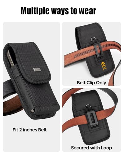 PiTau Holster for iPhone Plus, Pro Max 17 16 15, Samsung Galaxy S25+ S24+ - size: Large