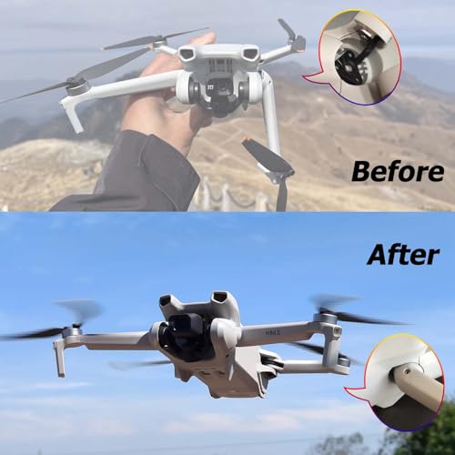 iMusk Original Front Hinge for DJI Mini 4/5 Pro/Mini 3 Front Arm Axis Shaft with T5/T4 Screwdrivers and Tweezer Repair Tools