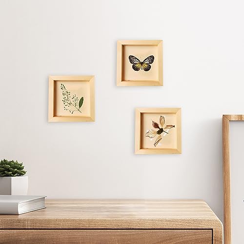 Square Wooden Canvas Painting Board Wood Canvas Panels 10 Pcs - size: 6inch