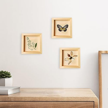 Square Wooden Canvas Painting Board Wood Canvas Panels 10 Pcs - size: 6inch