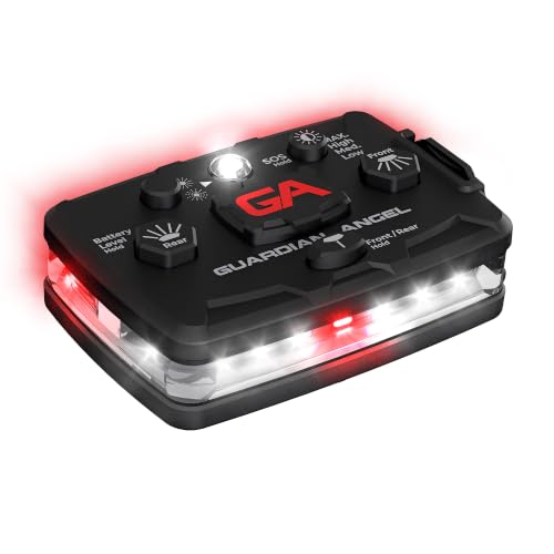 Guardian Angel Elite Safety Light - White Front & Red Rear - color: White/Red, size: 1-Pack