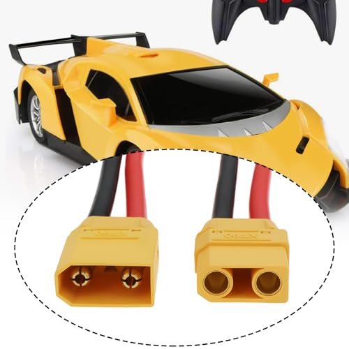 4Pcs XT90 Male Fmale Plug Socket Incl Silicone Cable Coupling for Model Car 15cm 12AWG - size: XT90
