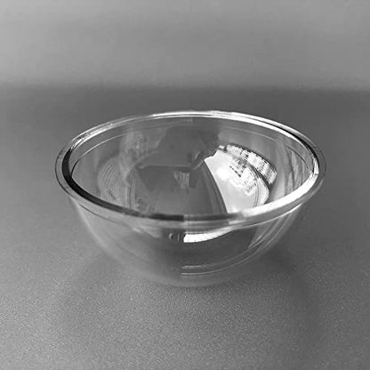 2 Inch Small Acrylic PC Clear Dome Glass Protective Cover Mini Security CCTV Camera Dome Housing Anti-Aging Transparent Shell 51.4x26.57mm