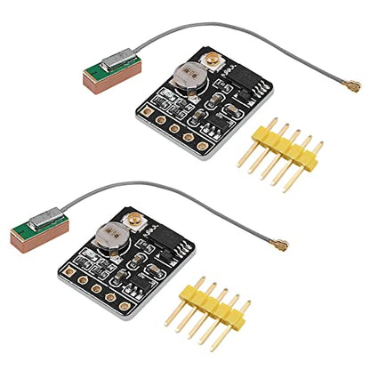 2 Pack GPS+BDS Dual-Mode Module Flight Control Satellite Positioning Navigator, ATGM336H Replacement NEO-M8N NEO-6M for Arduino - color: 2PCS