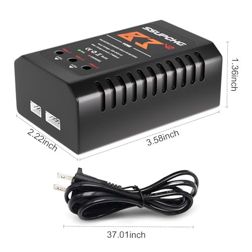 LiPo Battery Charger, Balance Charger for 2S 3S XHR Plug Battery