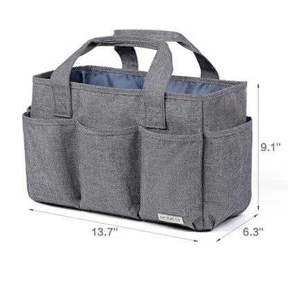 HOMEST Craft Organizer Tote Bag with Multiple Pockets