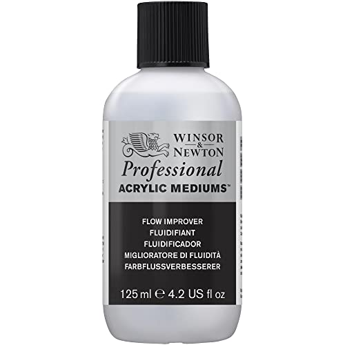 Winsor & Newton Professional Acrylic Medium, Flow Improver, 125ml - color: Flow Improver, style: 125ml (4.2-oz)