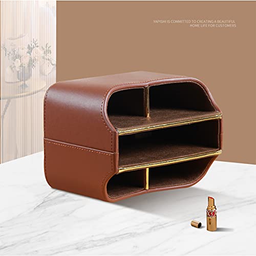 360° Swivel Remote Control Holder,TV Remote Caddy for Nightstand Table,Gold - color: coffee