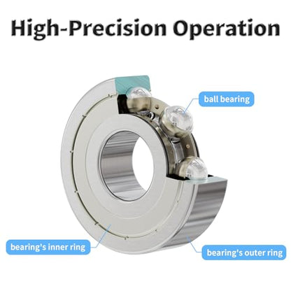 20 Pcs 623ZZ Ball Bearings, Carbon Steel, 3x10x4mm - size: 623ZZ 20Pcs