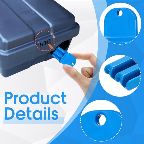 2 Pack Key Compatible with Protecta Evo Express,Bright Blue - color: Bright Blue